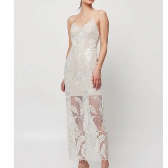 NWT Paulette Elliatt White Dress - Picture 2 of 7